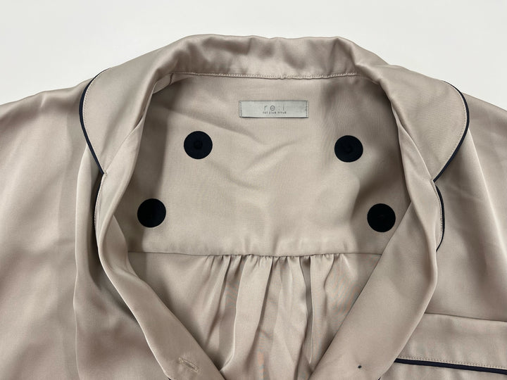 リカバリーサテンパジャマワンピース