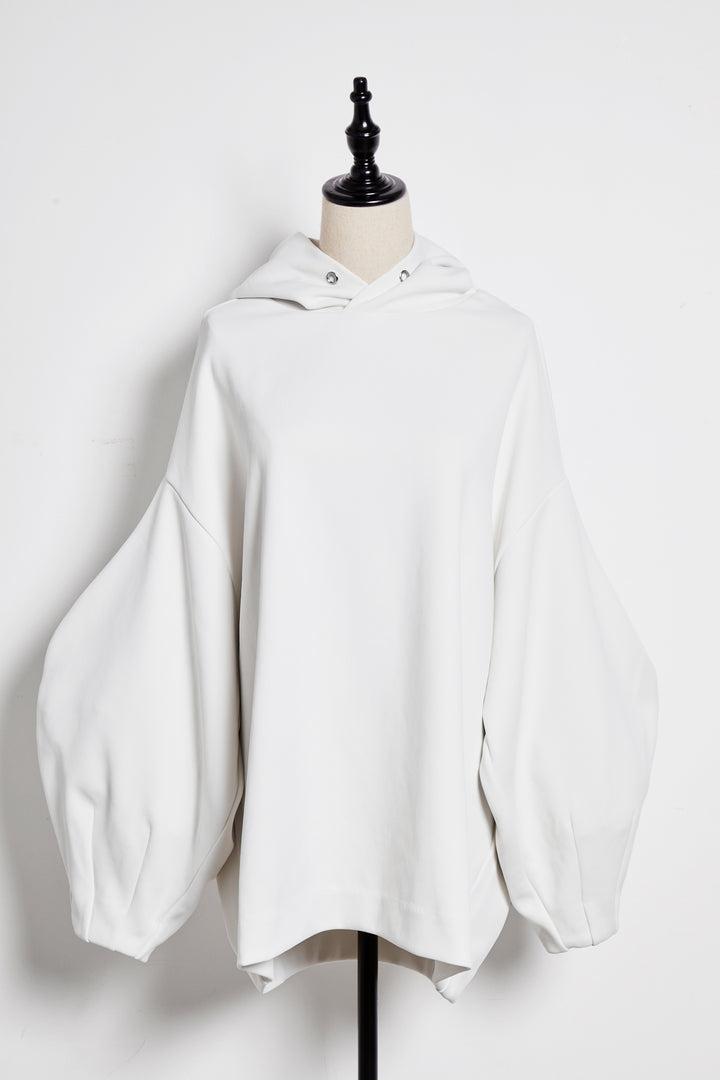 DOUBLE KNIT OVERSIZED HOODIE